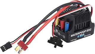controlador de velocidade eletrônico, controlador de velocidade eletrônico à prova d'água brushless esc governador elétrico linha longa para 1/10 carro de controle remoto