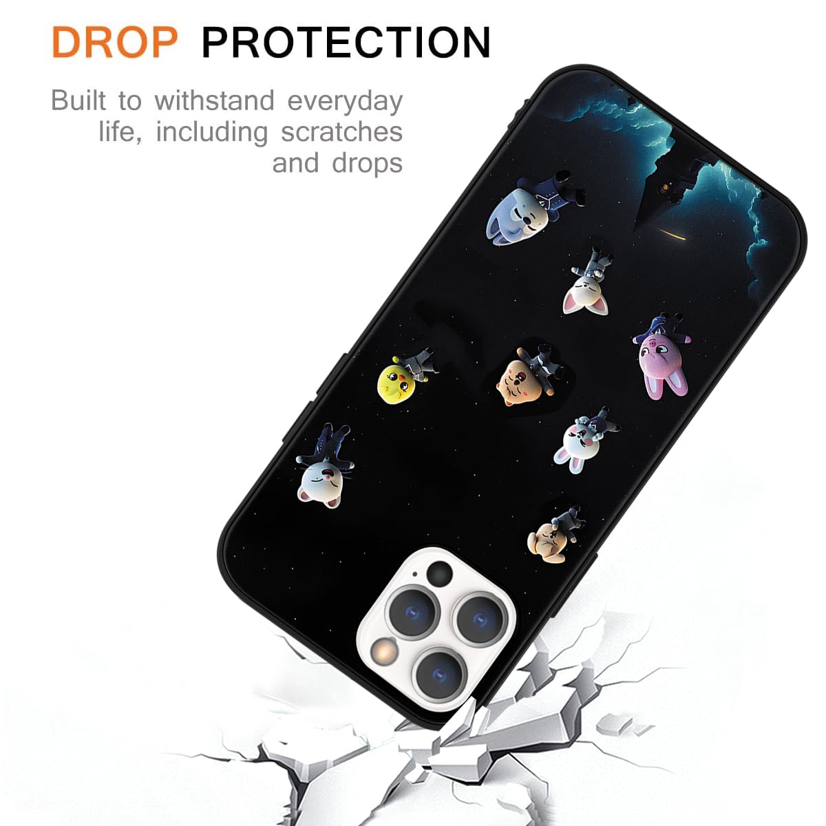2 Stück Kpop Handyhüllen Für IPhone 13/14 – Stray Kids SKZOO Design, Stoßfest