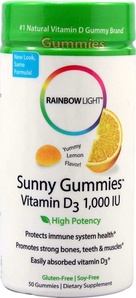 Rainbow Light Sunny Gummies, VIT D 10, 50 Count, Ea-1