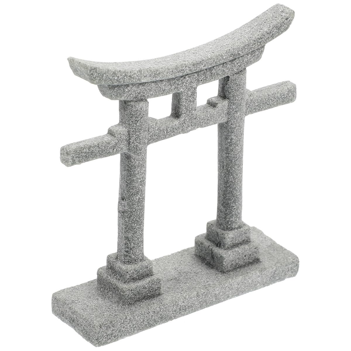 TOYANDONA Torii Gate Model Aquarium Landscape Prop Creative Elegant Stone Aquarium Decoration for Fish Tank Micro-garden Display