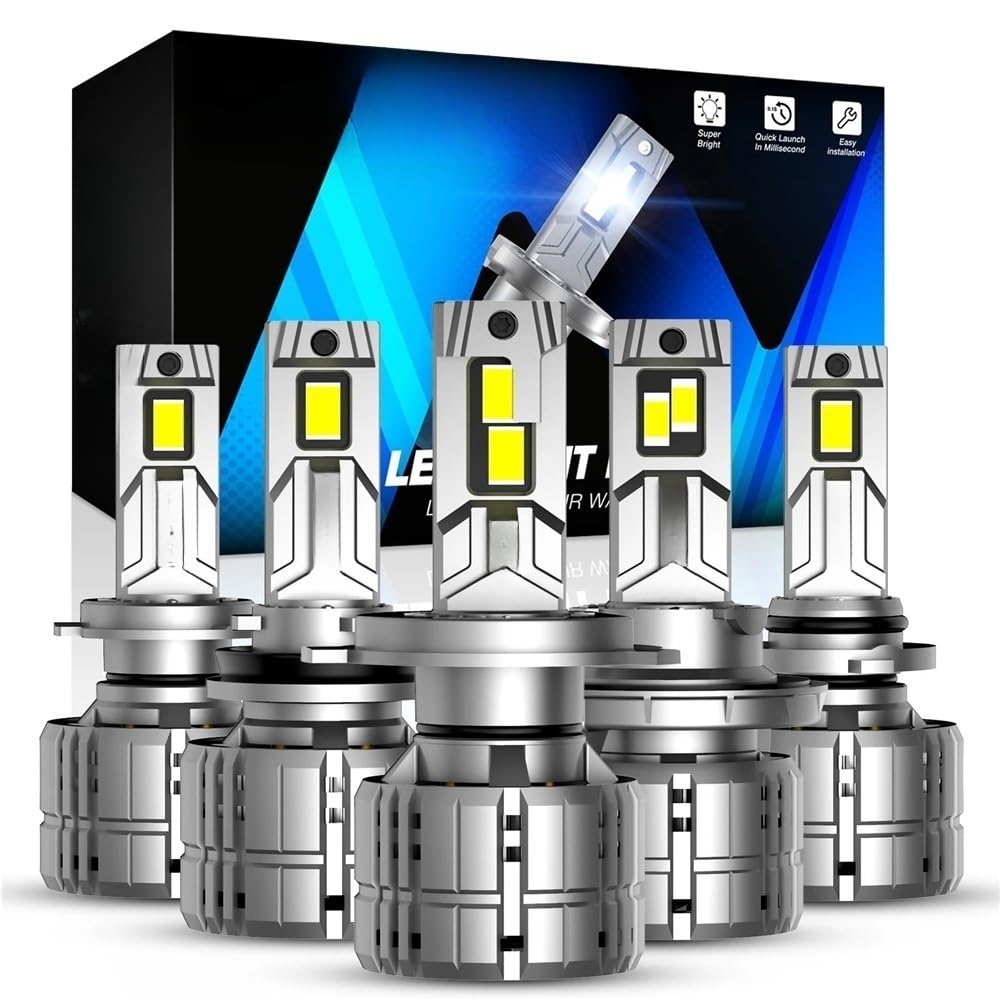 Bombillas LED H7 N60 de 200 W y 20 000 LM, superbrillantes, Canbus H4, H11, H8, H9, 9005, HB3, 9006, HB4, H13, 9012, 6500 K(9005/HB3)