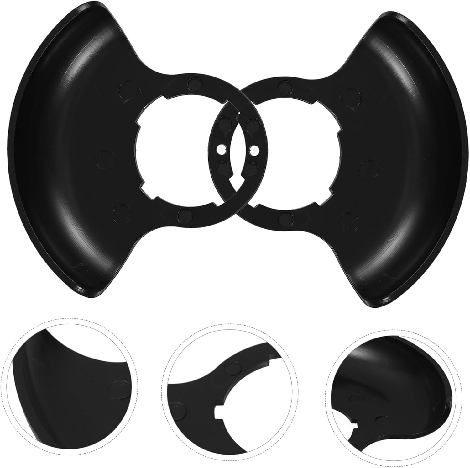 BESPORTBLE 2pcs Grass Deflector for Lawn Tractors Grass Catcher Attachments for Mowers Weatherproof Guards for Lawn Care