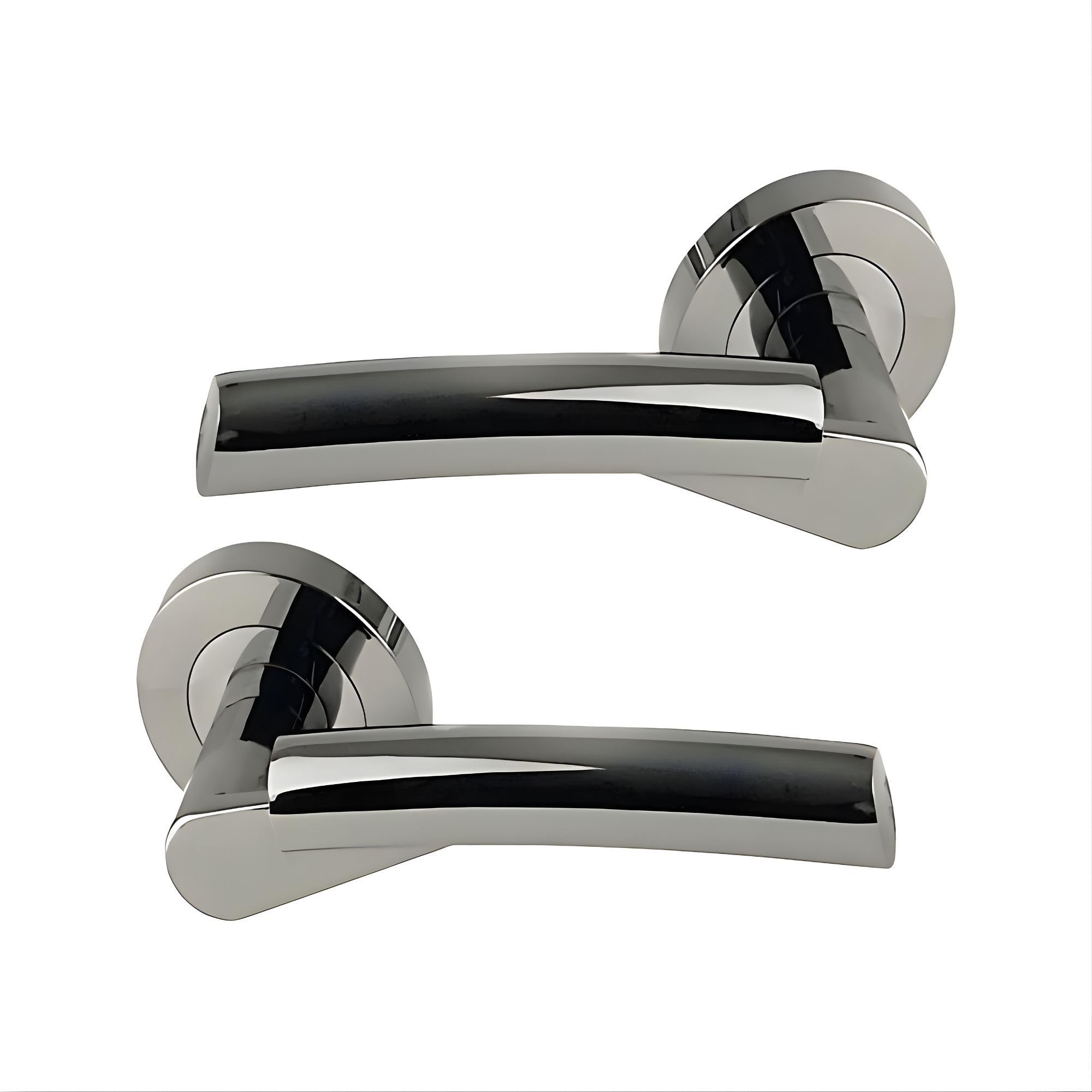 UAP Limited Uap Ruby Internal Door Handles Bathroom Pack With 75mm Lock Hinges Escutcheon Polished/satin Chrome from B&Q