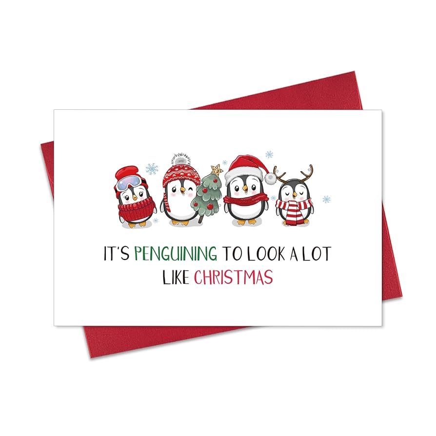 amazon-com-ogeby-cute-penguin-christmas-card-with-envelopes-funny-christmas-gifts-for-women-men-happy-christmas-gift-ideas-witty-xmas-cards-gifts-for-sister-brother-friends-office-products for Free Printable Funny Christmas Cards Amazon.com : Ogeby Cute Penguin Christmas Card with Envelopes, Funny Christmas Gifts for Women Men, Happy Christmas Gift ideas, Witty Xmas Cards Gifts for Sister Brother Friends : Office Products for Free Printable Funny Christmas Cards