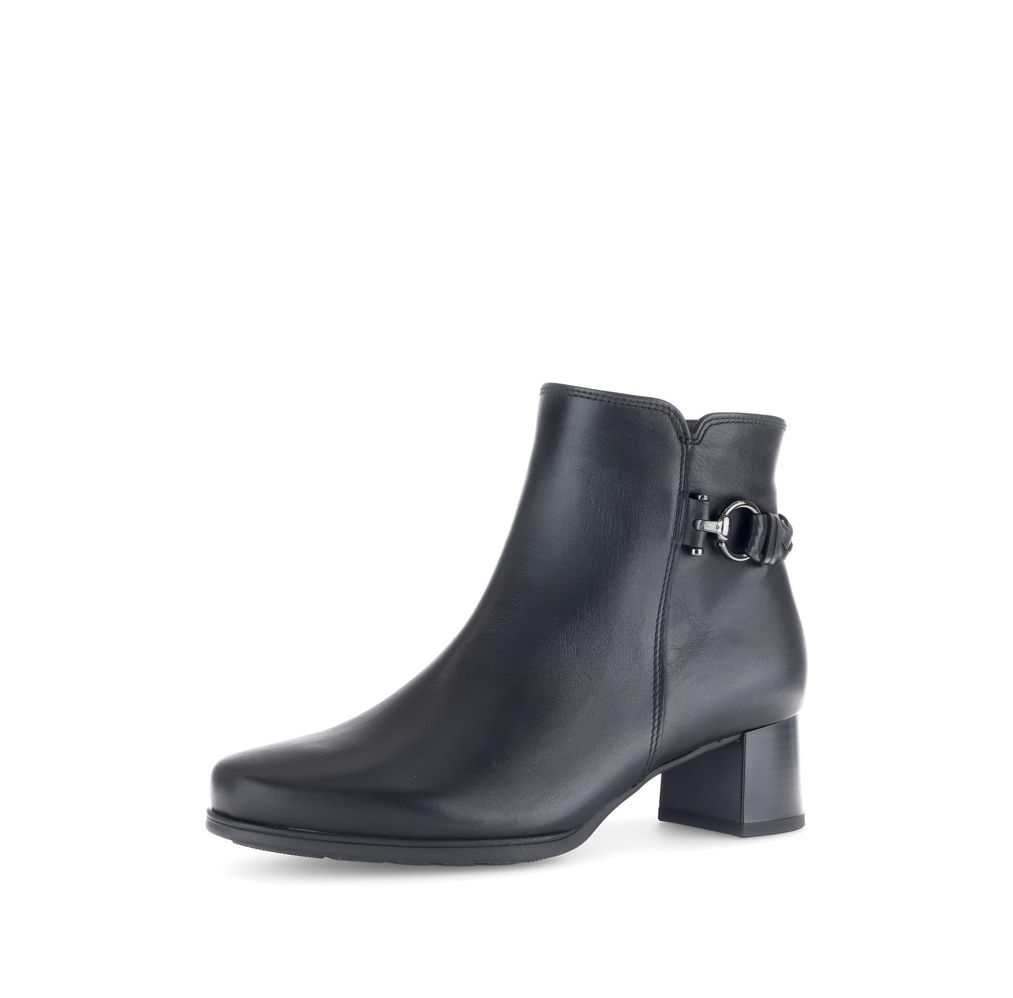 Gabor Stivaletti Comfort Donna Taglia Forte (G) 38.5, Modello 52.071, Stivali Caviglia Pelle Con Tacco 6cm E Cerniera, Colore Nero - 3