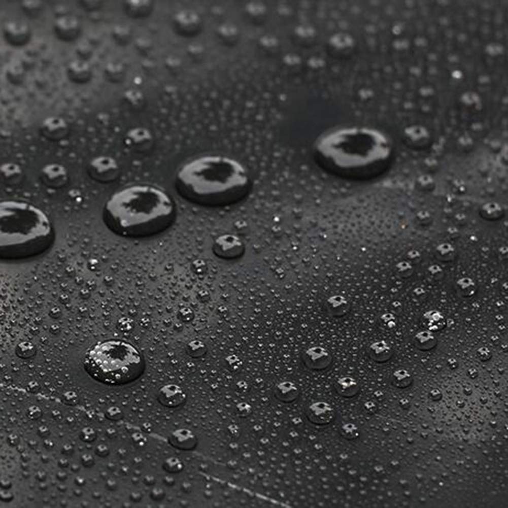 GDMING - Cubierta para silo de jardín, película de PVC impermeable para protección de invierno y verano, membrana blanca y negra 60, ideal para estanques e invernaderos
