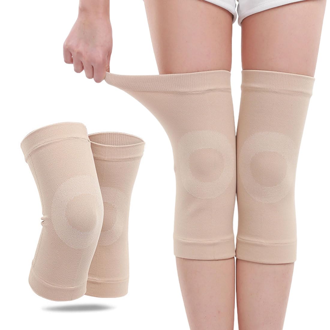 Dito Ginocchiere da Basket UltraSottili Traspiranti Antitraccia Unisex (M)