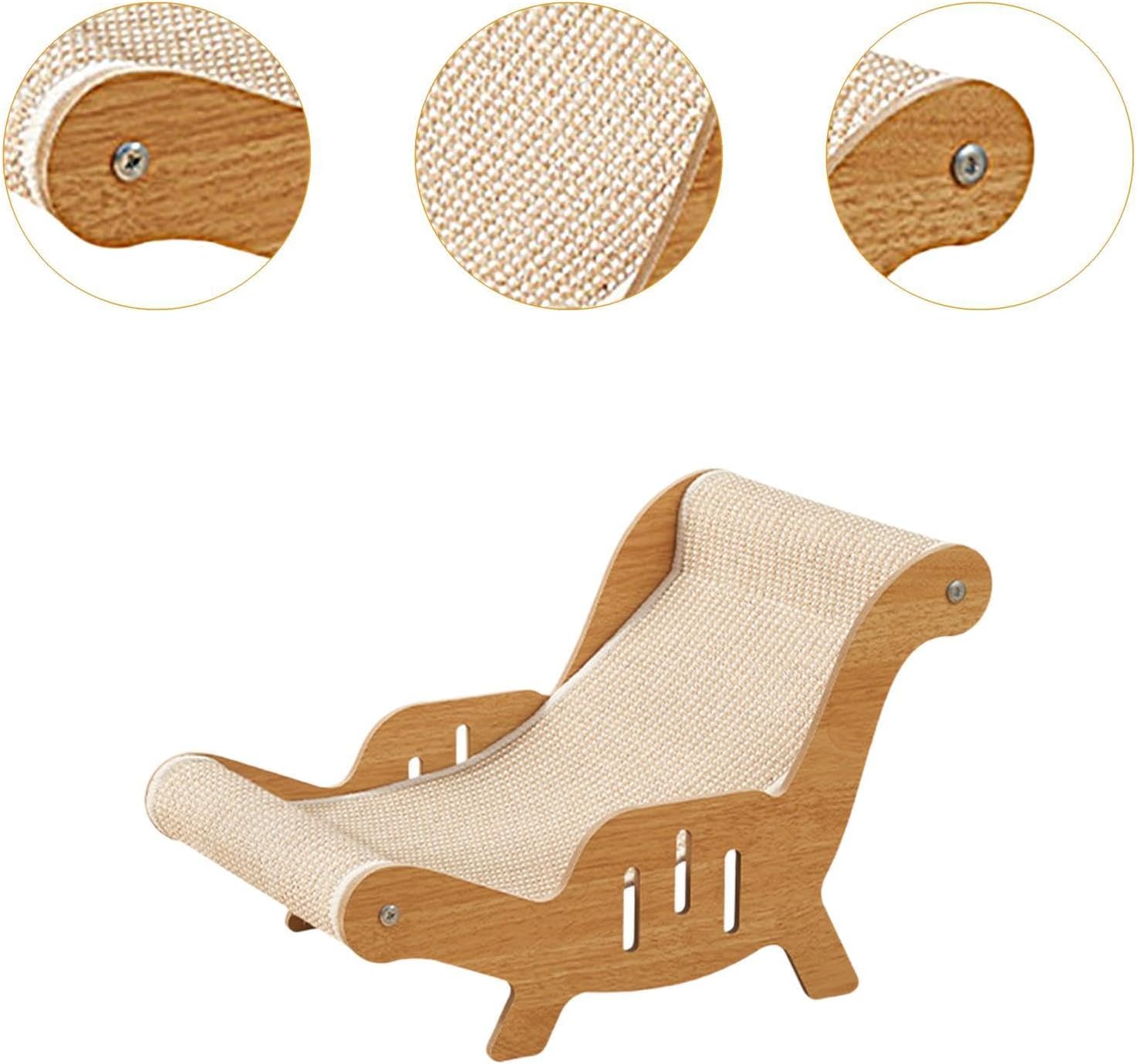 Cat Sisal Lounge Chair Cat Scratching Board Cat Scratcher Cat Furniture Sturdy Cat Couch Bed Pad Cozy for Pet Indoor Cats