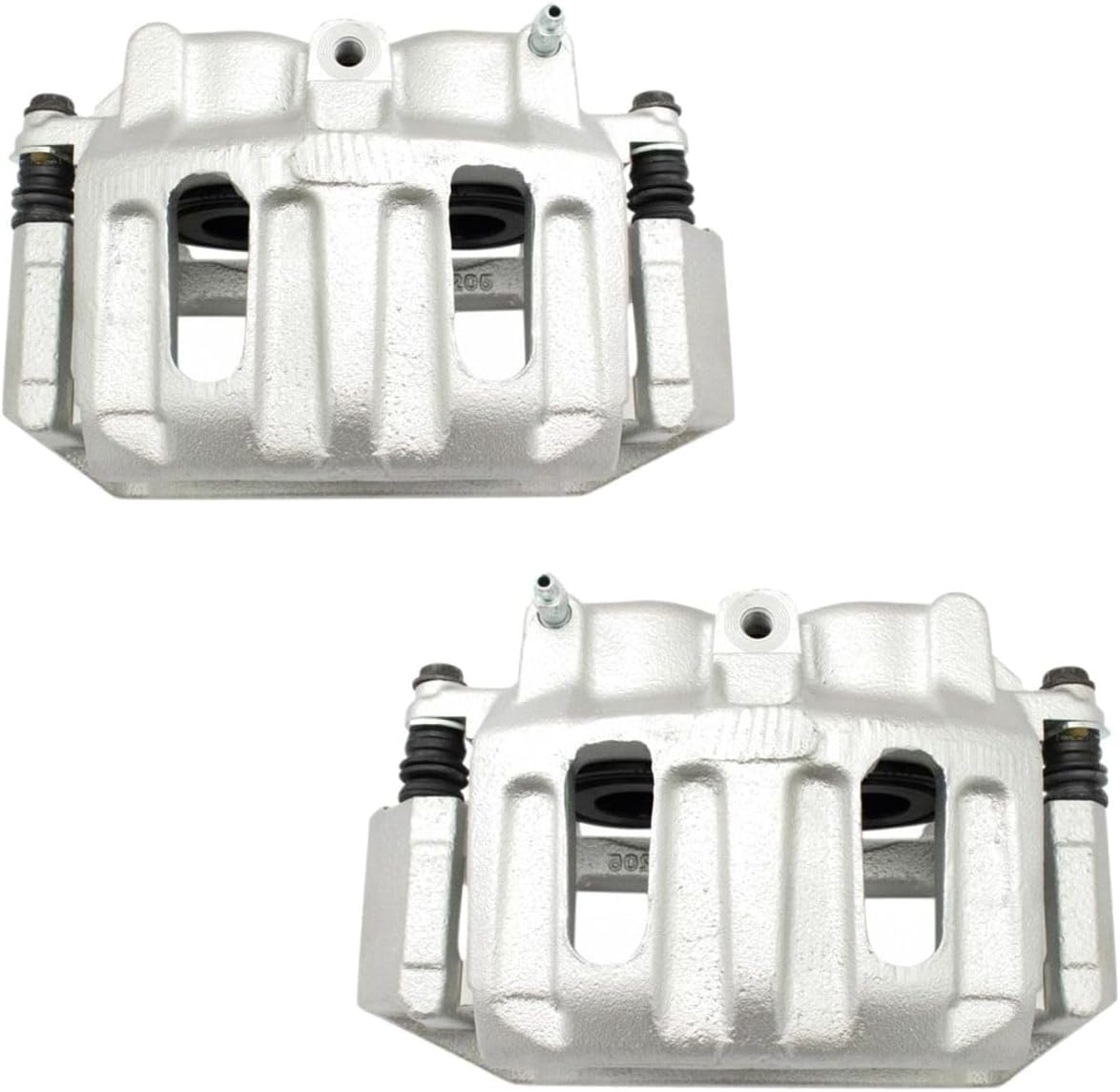 Brake Caliper Front Disc with Bracket & Hardware Pair 2pcs for Ford for F150 1999-2003 & Heritage 2004