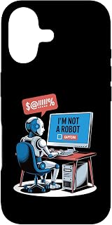 I Am No Robot Captcha Fun Computer Fun Nerd Funny Case for iPhone 17