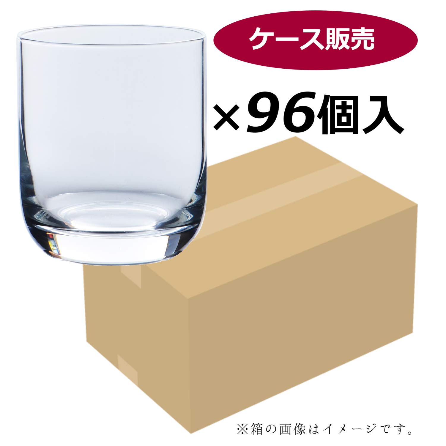 ???????? Toyo Sasaki Glass 08309HS-1ct On The Rock Glass, 8.1 fl oz (235 ml), Shatran, Set of 96 (Sold by Case), Made in Japan