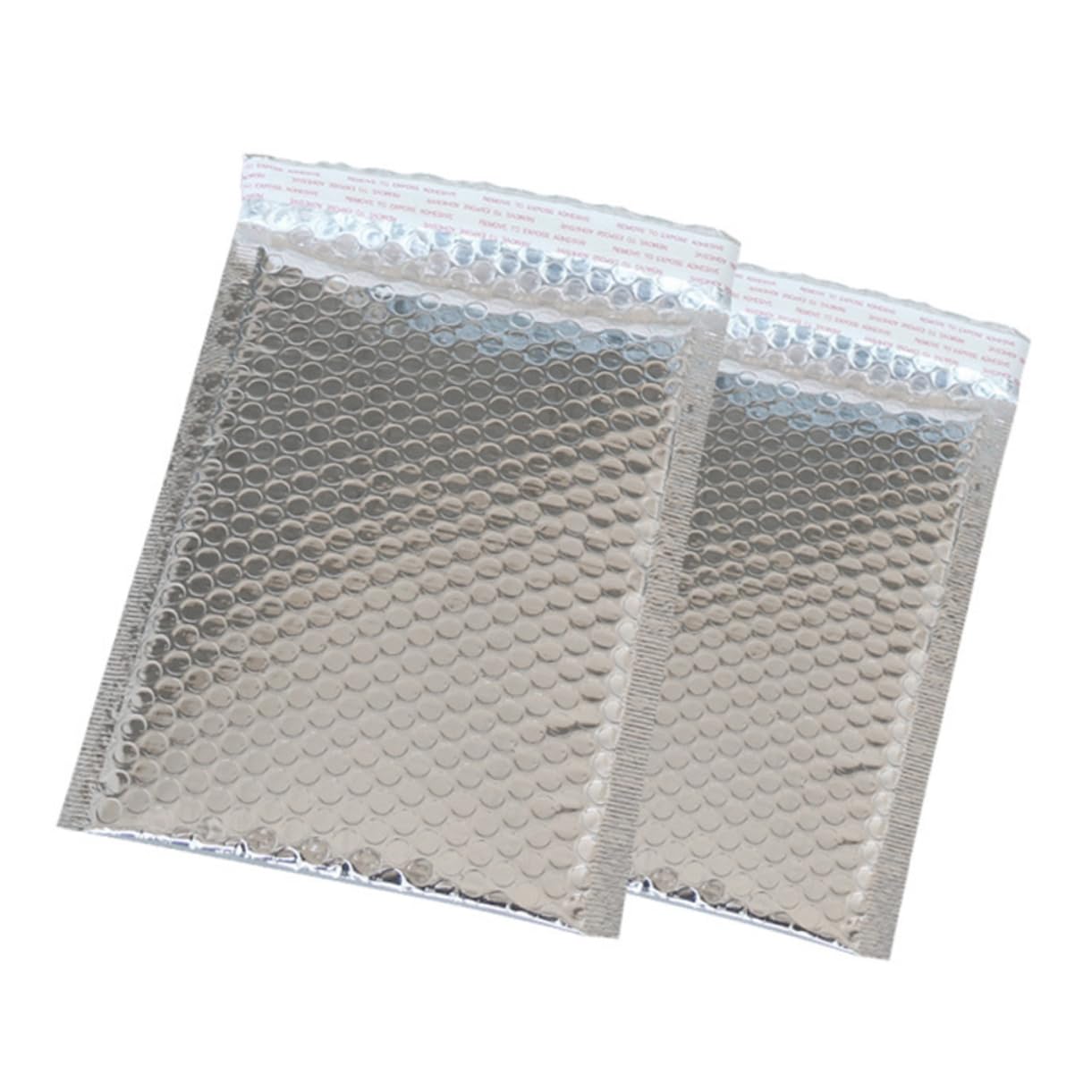 Buste Spedizione Pluriball Argento 50 Pezzi Pet Formato Busta | Etichettabili a Mano e Stampabili, Leggere per Invii e Negozi, Confezione da 50 Pezzi