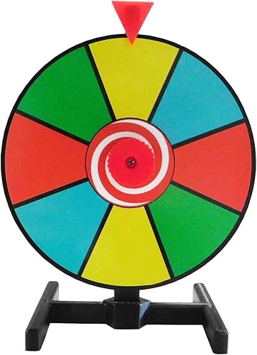 Rueda de premio giratoria de borrado en seco de 6 pulgadas con soporte de escritorio