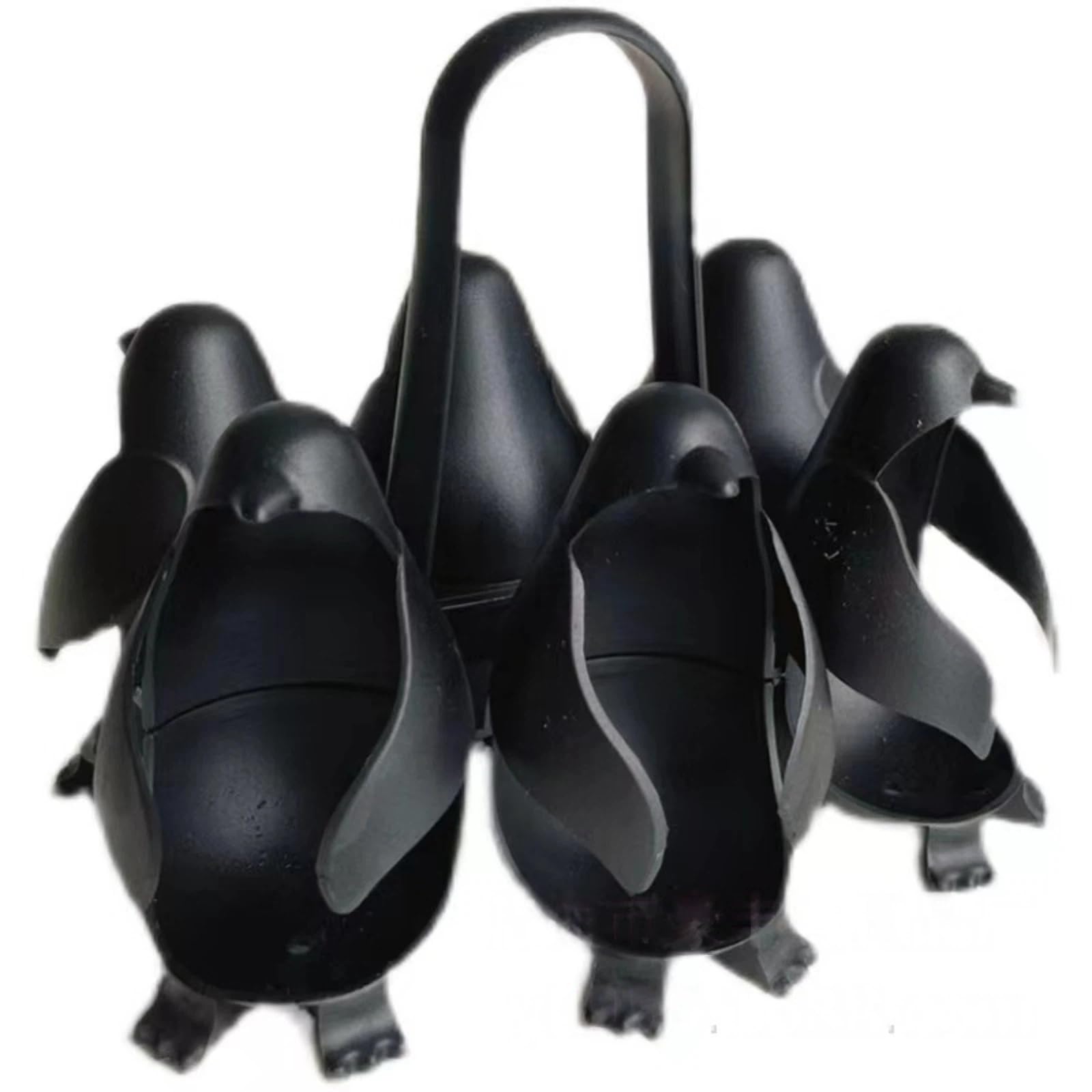 Penguin Egg Holder, 3 In 1 Boiler Rack, 6 Egg Capacity, Heat Resistant, Food Grade Plastic, For Breakfast Serving Storage