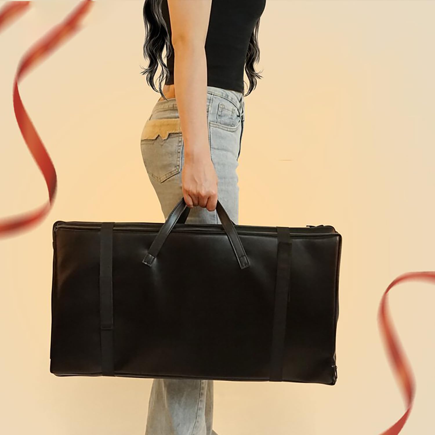 Materasso erotico portatile e pieghevole con base rimovibile – Set bondage flessibile con polsiere e cavigliere per adulti, ideale per giochi di ruolo e posizioni variate