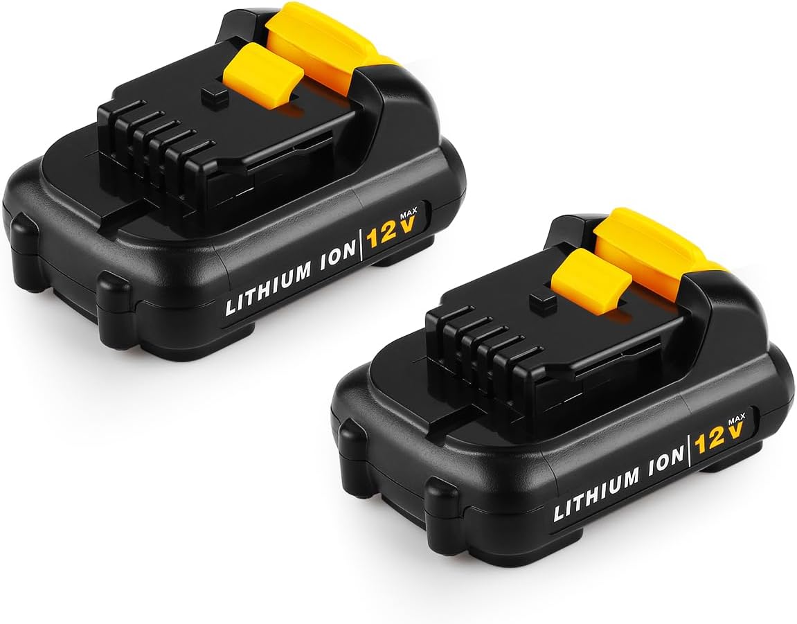 DCB120 2Packs 4.0Ah Replacement for Dewalt 12v Battery Pack DCB121 DCB123 DCB122 DCB124 DCB125 DCB127 Compatible with 12V Dewalt Battery - Image 8