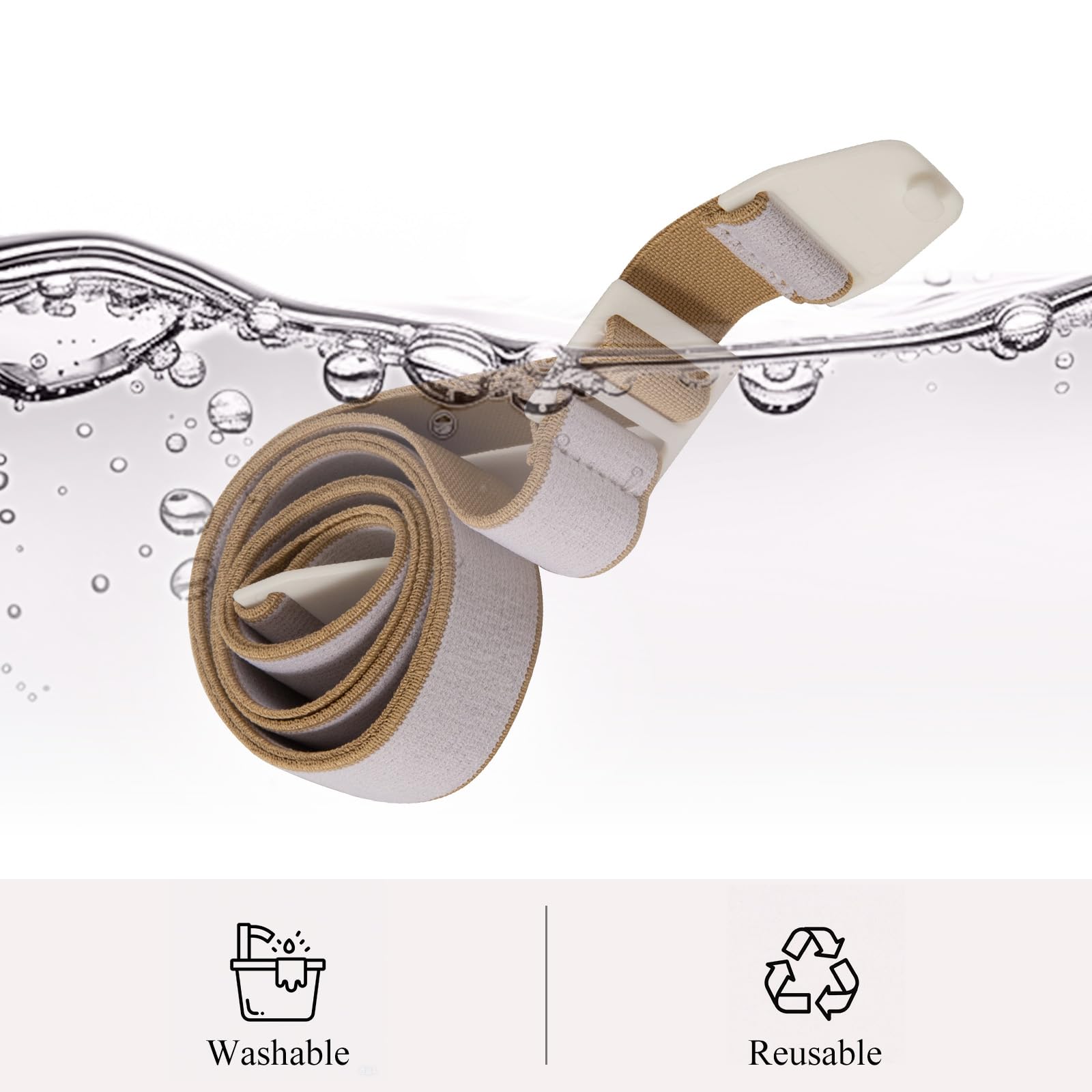 3 PCs Einstellbare stoma gürtel - Befestigt sicher an Stoma-Taschen(stoma zubehör), verhindert das Verziehen des Chassis, geeignet für die postoperative Versorgung nach Colostomy