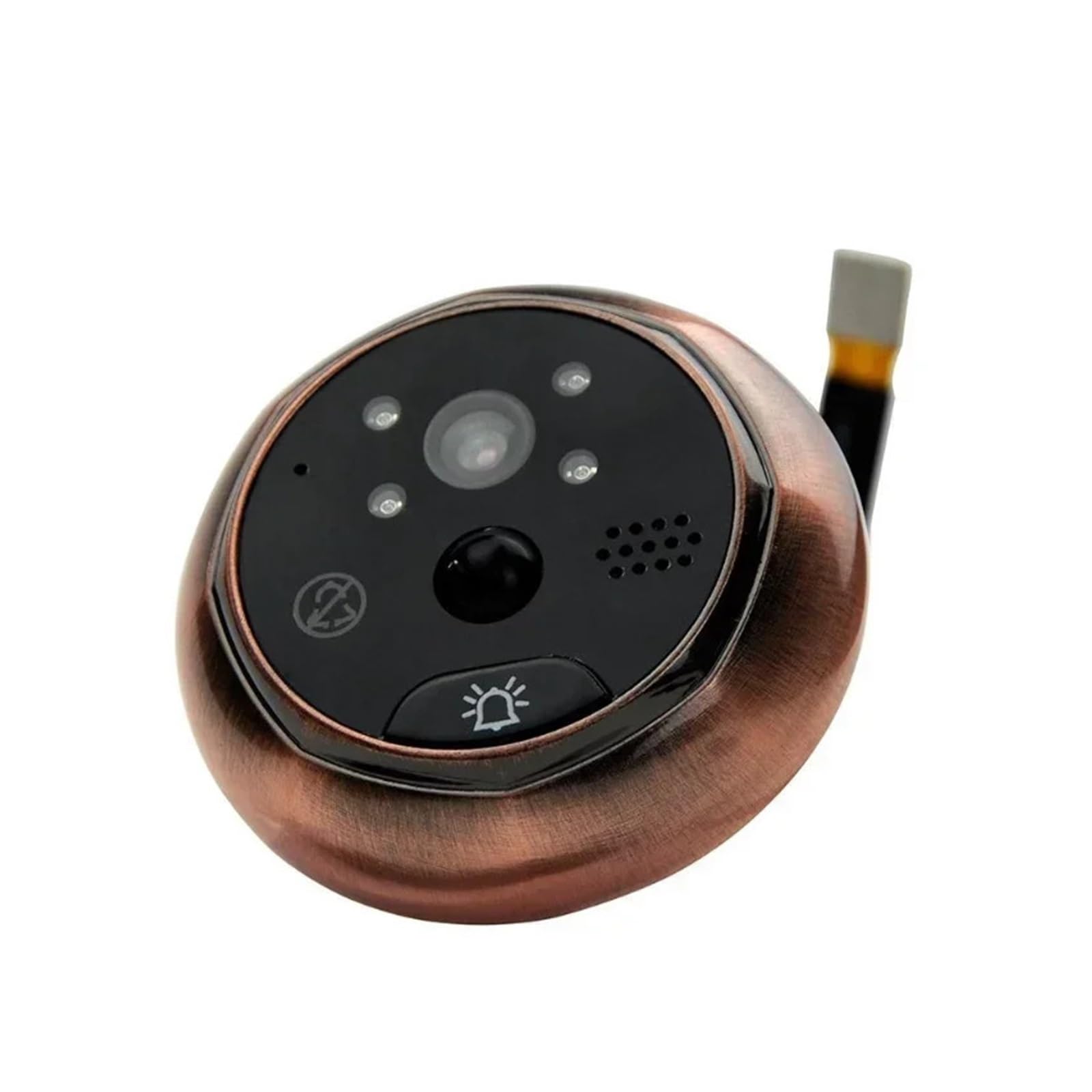 Visionneuse de porte numérique intelligente de 4.5 pouces, caméra(Silver)