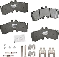 Vista 84 de Pastillas de Freno Delanteras Cerámicas Bendix Priority1 CFC430A para Modelos Selectos INFINITI G35, I30, Nissan 350Z, Altima, Juke, Maxima, Sentra