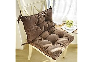 Thicken Soft Chair Cushion Lumbar Pad Square Cotton Tatami Seat Cushion with Tie