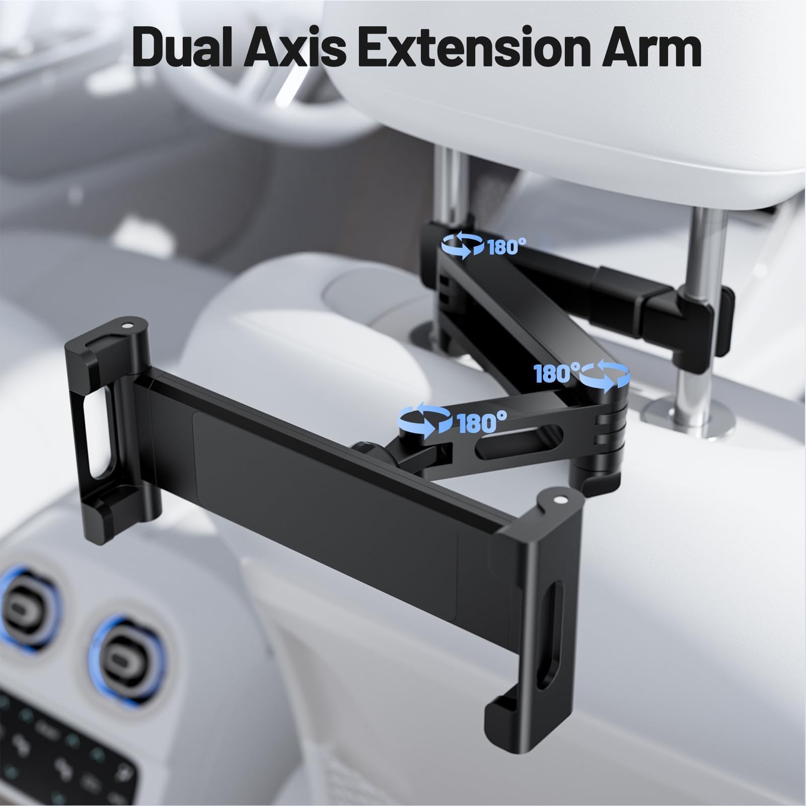 Yifacoom Supporto Tablet Poggiatesta Auto, Supporto per Tablet da Poggiatesta Estensibile, Supporto Tablet Poggiatesta Auto per 4-12.9 Smartphone, Kindle, Switch, iPad e altri Tablet Yifacoom Supporto Tablet Poggiatesta Auto, Supporto per Tablet da Poggiatesta Estensibile, Supporto Tablet Poggiatesta Auto per 4-12.9 Smartphone, Kindle, Switch, iPad e altri Tablet