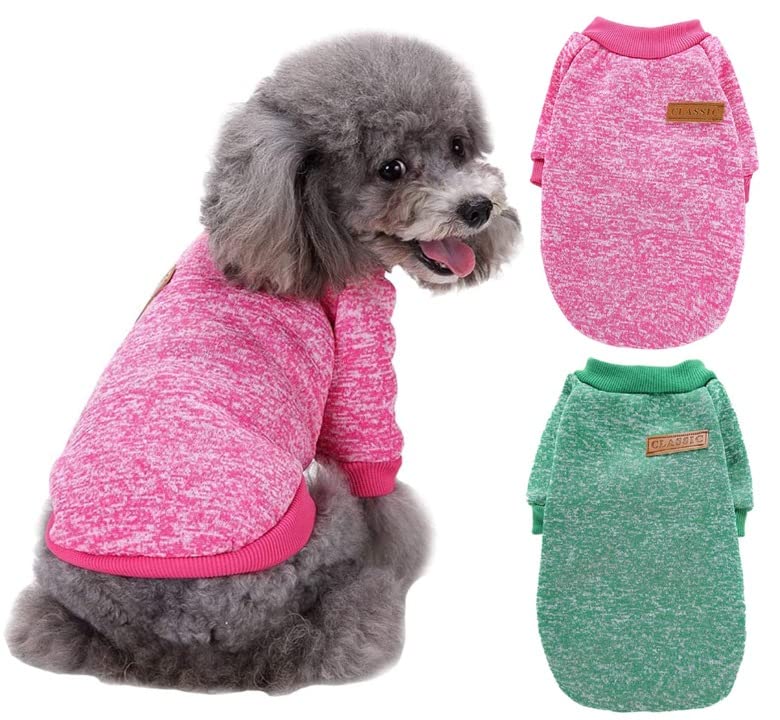 See full amazon price history chart for KUTKUT Small Dog Warm Tshirt -2 Pack Pet Dog Classic Knitwear Sweater Soft Thickening Warm Pup Dogs Shirt Winter Puppy Kitten Sweater for Shihtzu, Pug, Poodle etc (Size: XL, Chest: 50cm) KUTKUT Small Dog Warm Tshirt -2 Pack Pet Dog Classic Knitwear Sweater Soft Thickening Warm Pup Dogs Shirt Winter Puppy Kitten Sweater for Shihtzu, Pug, Poodle etc (Size: XL, Chest: 50cm) (B0BFJBPFT5) Amazon Price History, Amazon Price Tracker