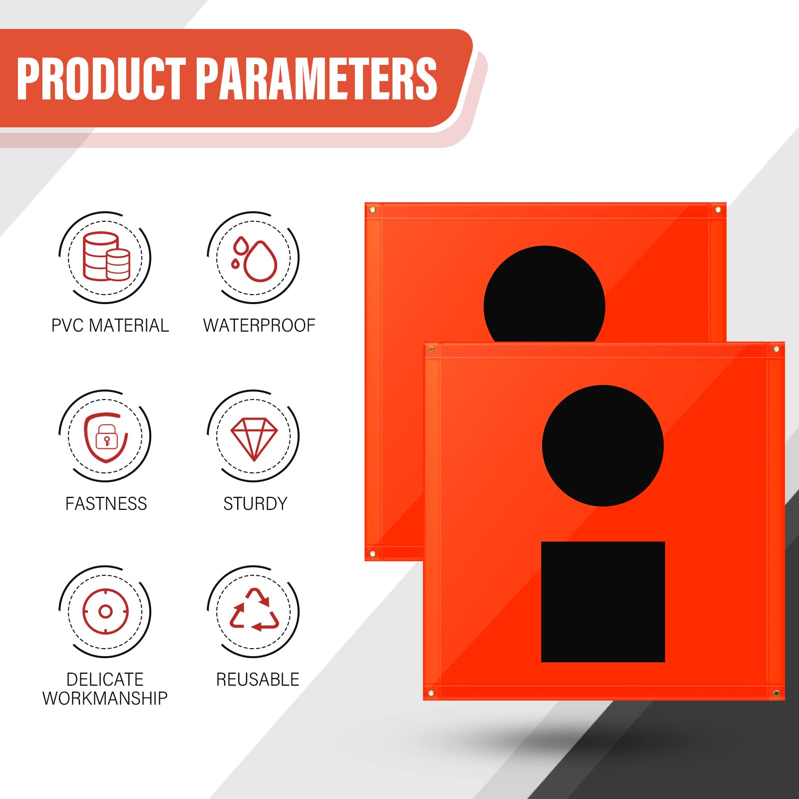 2 banderas de seguridad para navegar, 3 x 3 pies, señal de angustia visual, barco marino, bandera naranja para guardia, pesca de emergencia, kayak, camping, senderismo, escalada