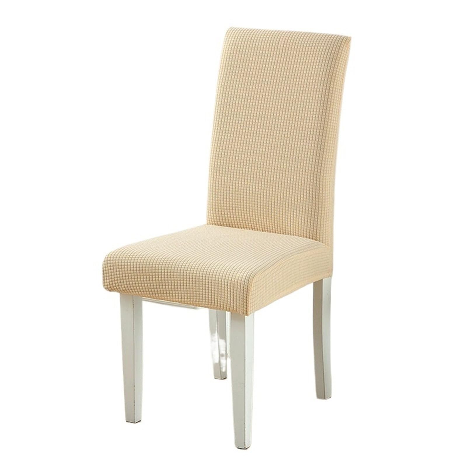 ECPGPMDLDT Chair Covers Stretch Kitchen Dining Room Chair Covers Removable Washable Dining for Conferences Family Dining Wedding Banquets(G,6pcs)