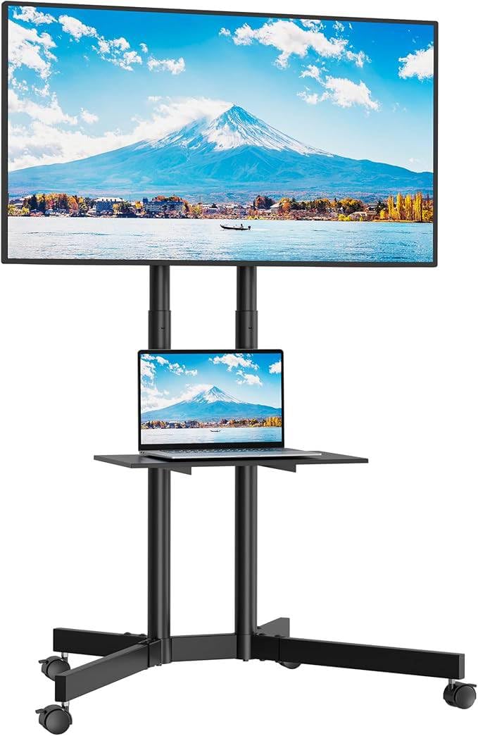 Amazon.co.jp: 移動式 壁寄せテレビスタンド 32-75インチ液晶テレビに
