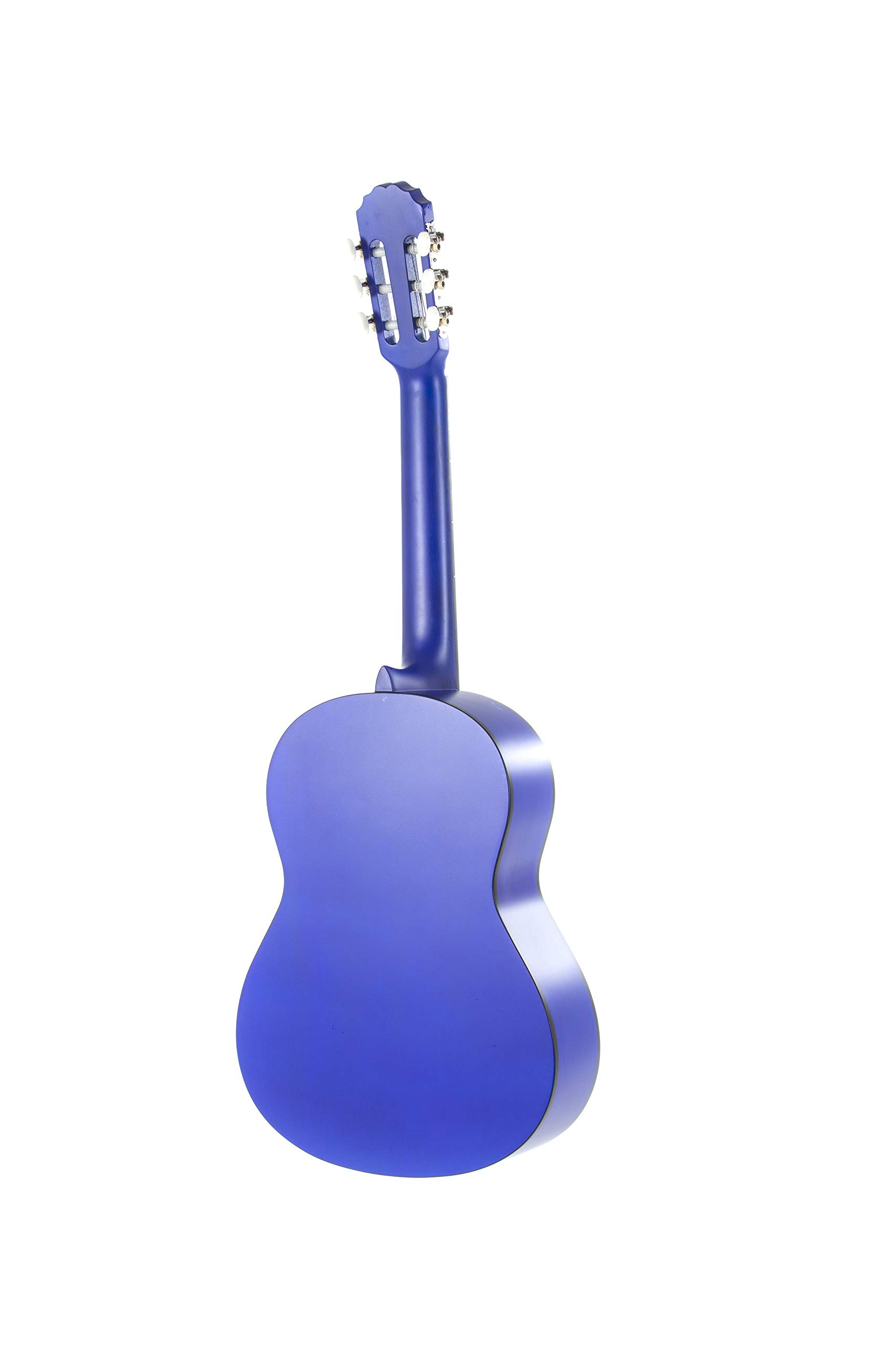 Gewapure Guitarra Clásica Basic 3/4 Azul Transparente