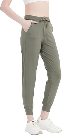 RIBOOM Womens Joggers Pants with Pockets Lightweight Athletic Workout Running Pants Sweatpants for Women