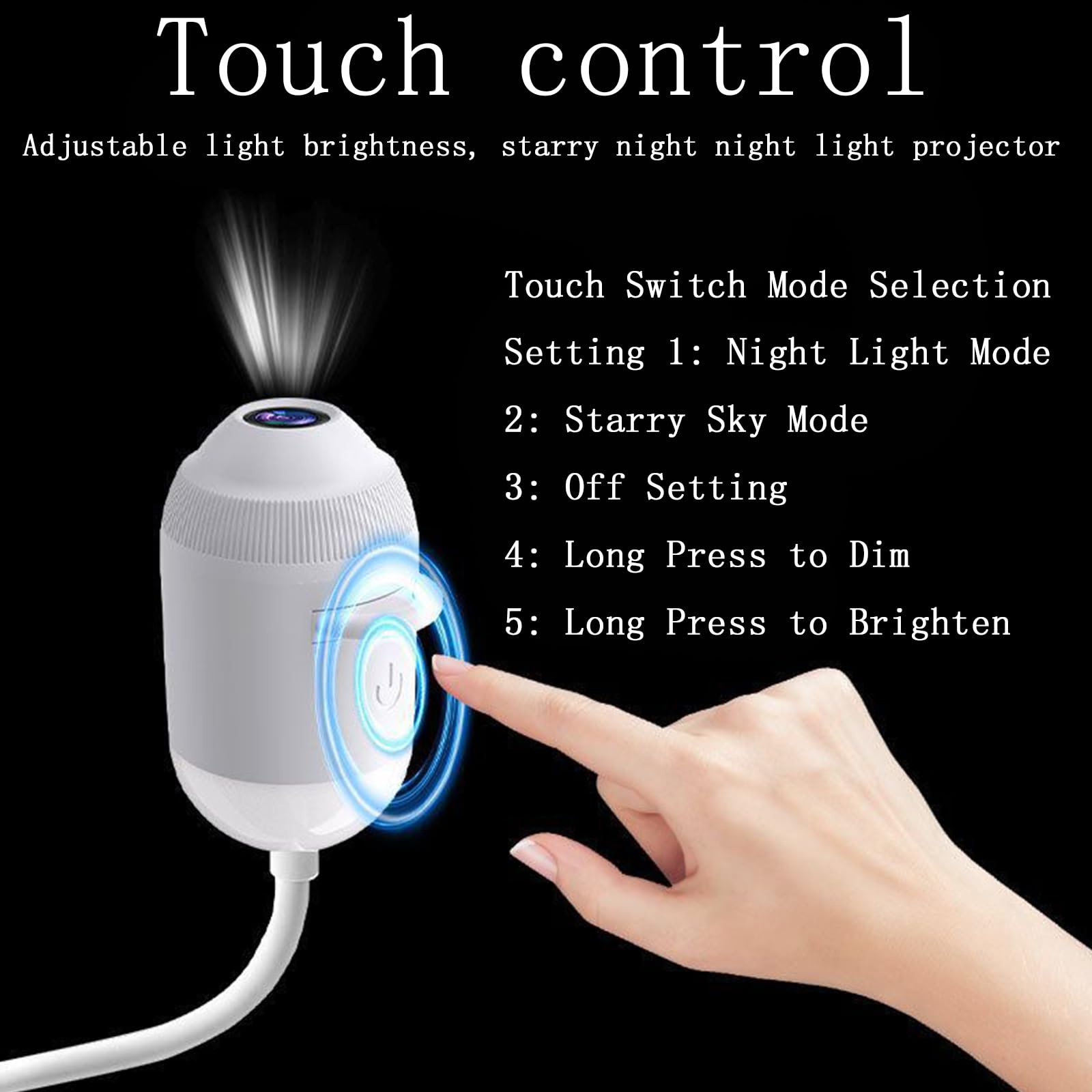 plug-and-play hd-sternenprojektor,Galaxy Dream Projector,galaxy Projector Night Light,2-in-1 Galaxyprojector Night Light,2-in-1 Sternenhimmel Projektor 12 Schiebbare Projektionsfolien,für Schlafzimmer