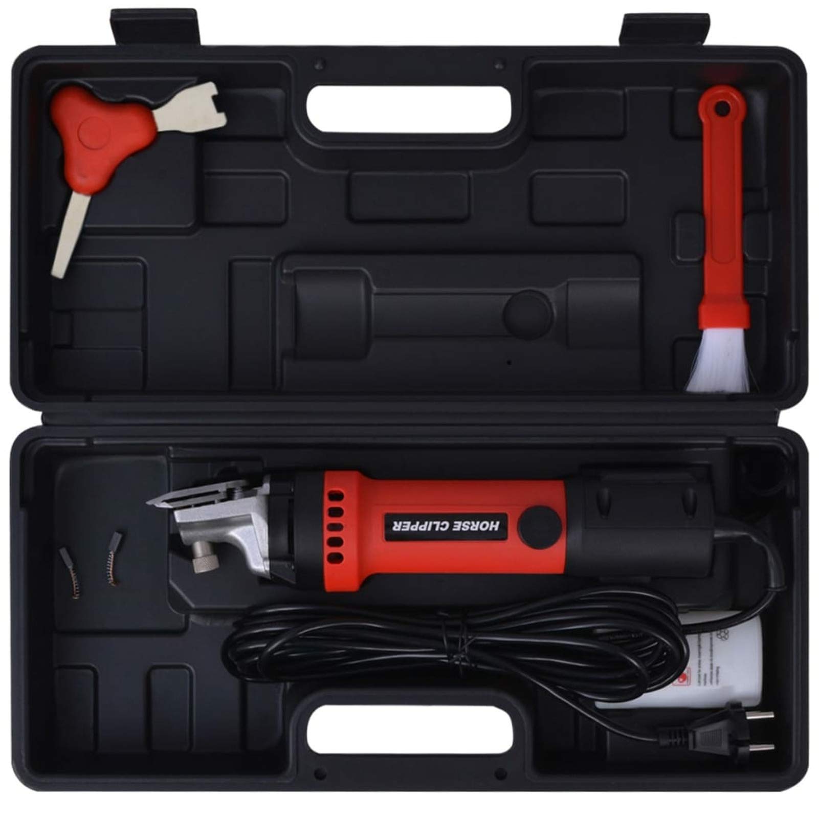 Set de maquinilla cortapelos para caballos 6 piezas 550 W, Somanki Maquina Cortar Pelo Profesional