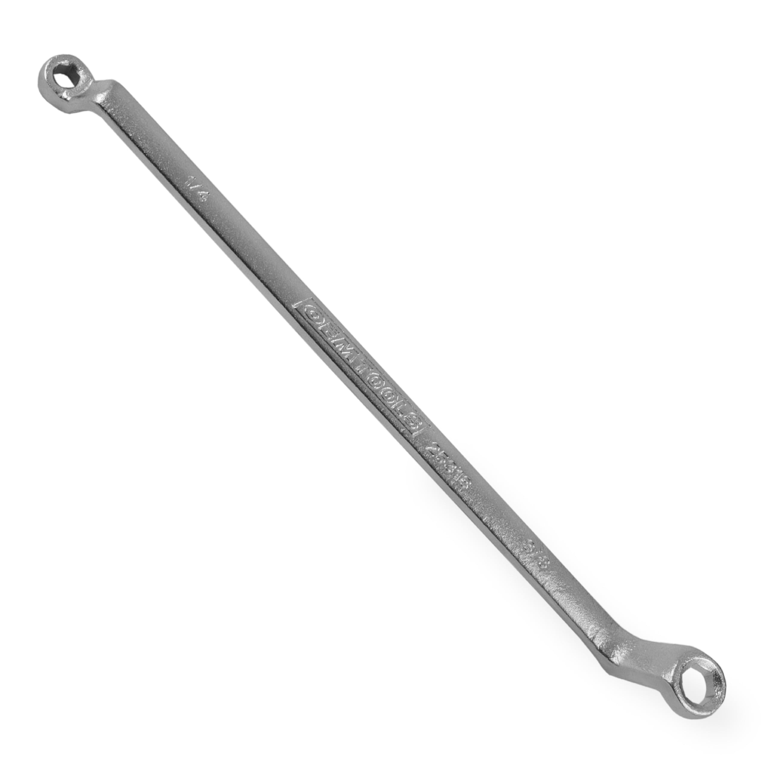 OEMTOOLS 25318 Brake Bleeder Wrench, For 1/4" and 3/8" Bleeder Valves, Dual-End SAE Wrench for Brake Bleeding, Offset Ends for Tight Spaces, Durable