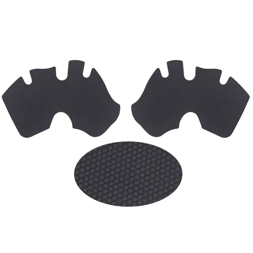 Hallwayee Removable PS5 Controller Non Slip Grips.Anti-Slip Sticker for PS5 Playstation 5 (Black)