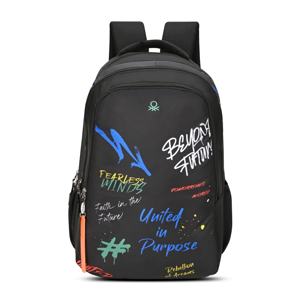 Unisex High-School Backpack GRAFFITI | 3-Compartment Large Capacity Bag with All-Over Print | Backpack for School Girls and Boys| 37L Capacity-image-41