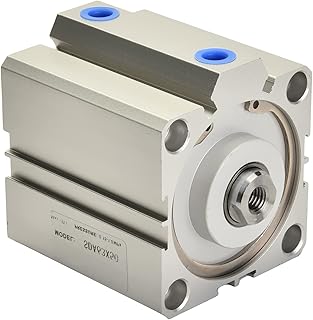 Othmro SDA63 x 50 Sealing Thin Air Cylinders Pneumatic Air Cylinders 2.48inch Bore 1.97inch Stroke Air Cylinders Aluminium Alloy Pneumatic Components for Pneumatic and Hydraulic Systems