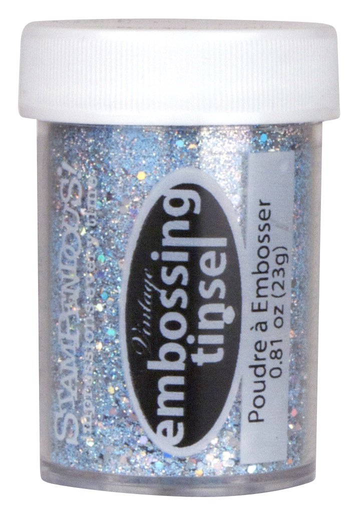 Frantage Vintage Tinsel for Arts and Crafts, Blue