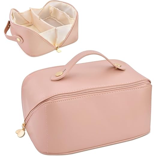 PETRICE Travel Makeup Organizer - Pink 11.5cm
