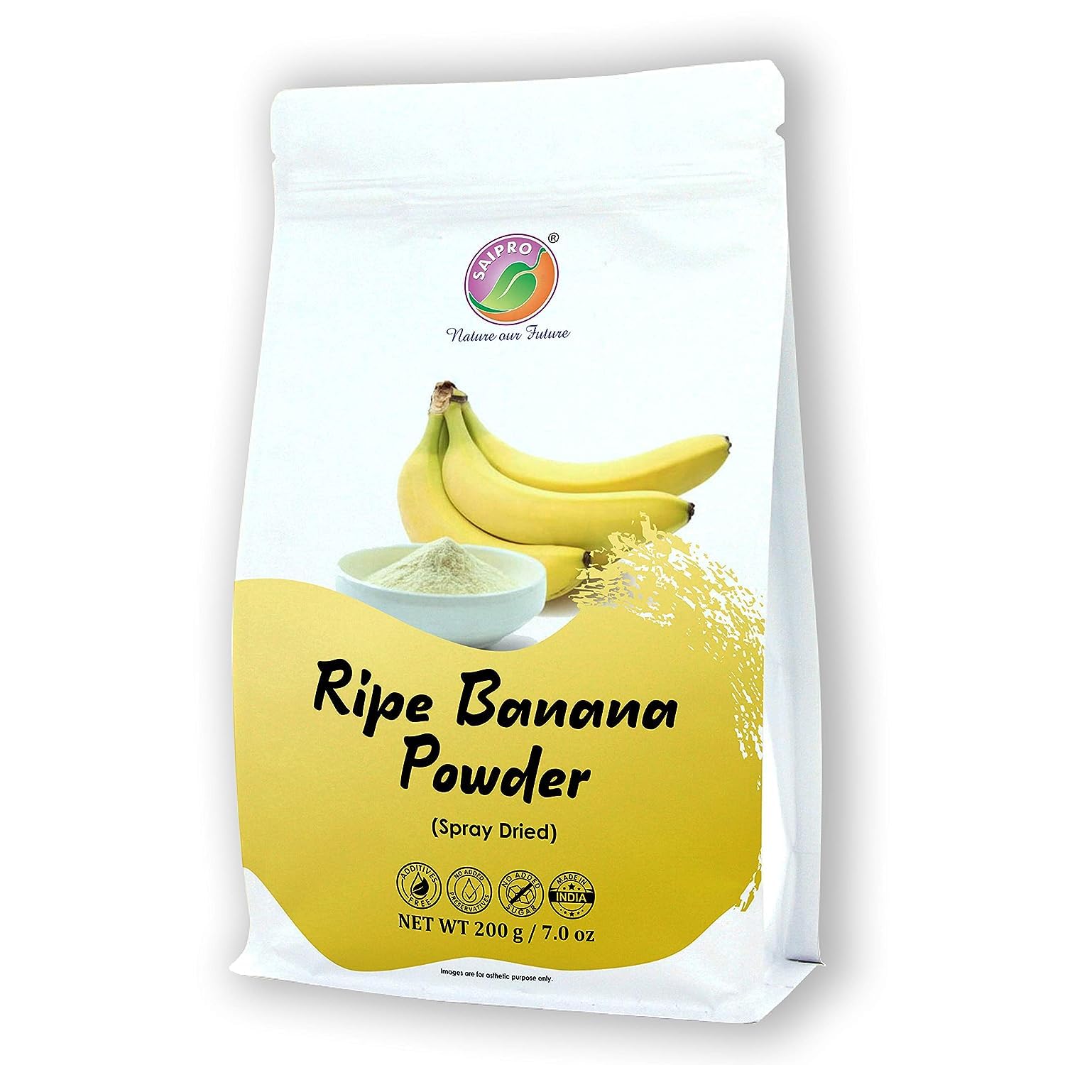 SS Ripe Banana Powder 200 Gm, Banana Powder for Babies, Kids Weight Gain