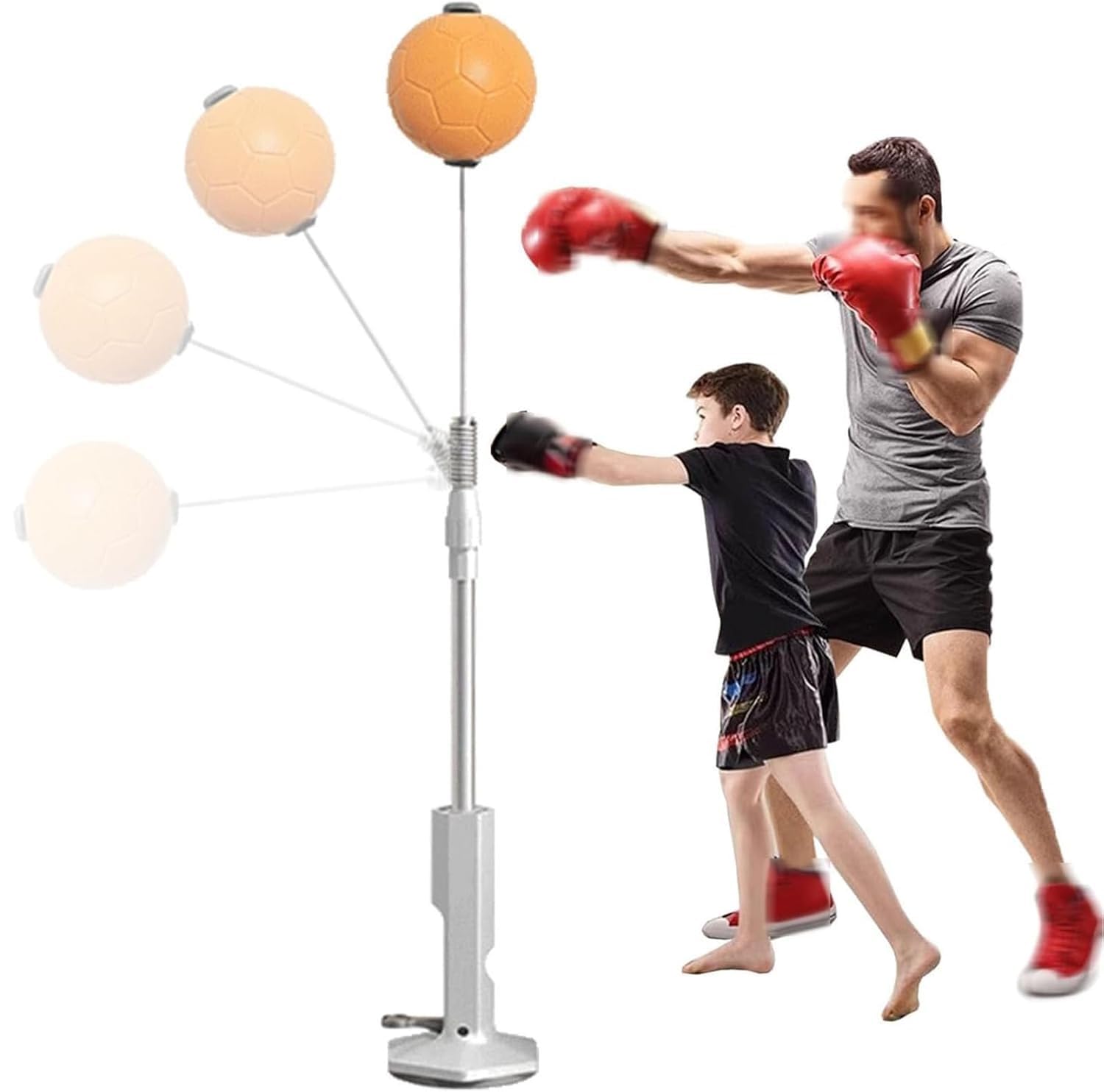 Swabs® Punching Ball, Freestanding Punching Ball, German Professional Boxing Set for Adults, Boxing, Suction Cups, High Resilience, Boxing Practice, Quiet Specification, Adjustable Height (B0DDHJNZD4) Amazon Price History, Amazon Price Tracker