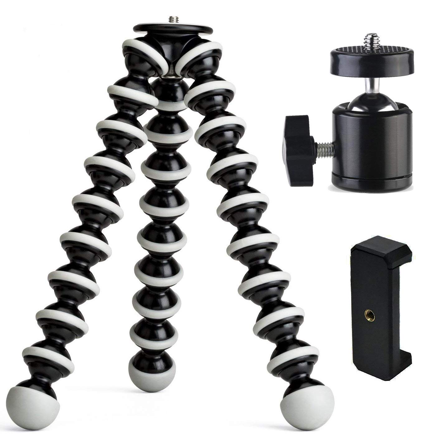 Amazon | くねくね三脚 自由雲台 フレキシブル三脚 一眼レフ 三脚