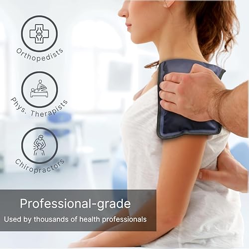 Miniatura 3 de 2 paquetes de hielo de gel FlexiKold  Paquetes de hielo para lesiones reutilizables, alivio del dolor de espalda, envoltura de hielo de rodilla,