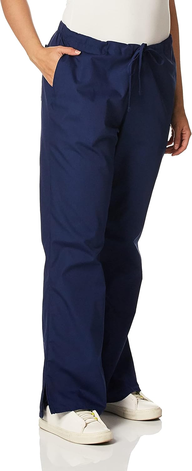 Cherokee Scrub Pants for Women Drawstring Waist with Flare Leg 3 Pockets, Fade Resistant, Durable & Easy Care Fabric - 4101 - Image 2