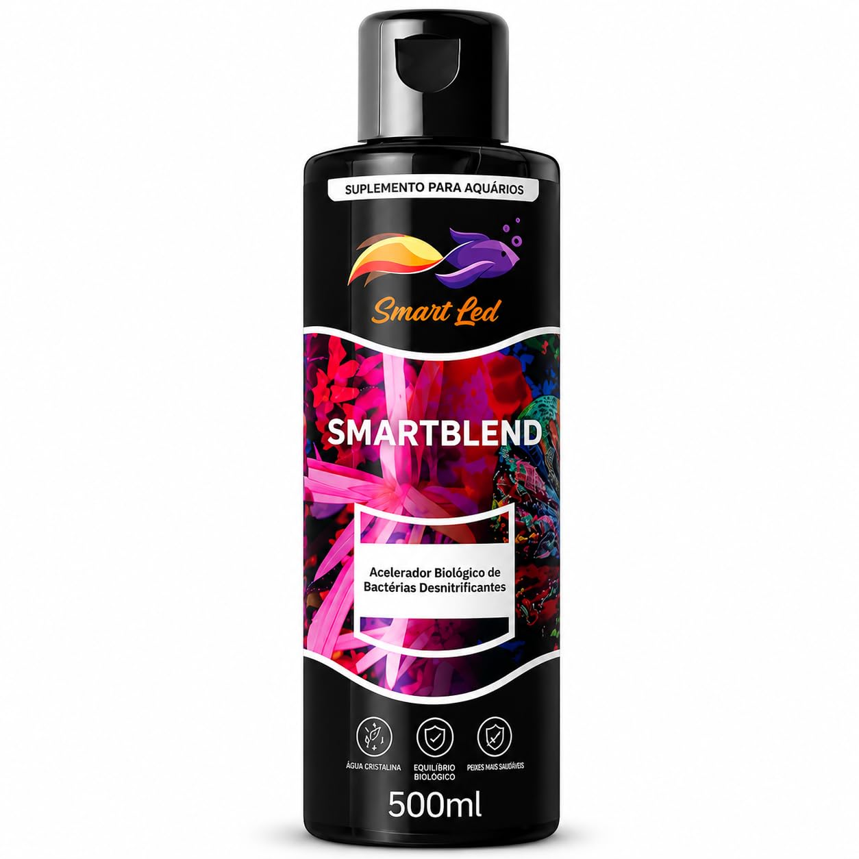 Acelerador Biológico SmartBlend 500ml para Aquários Doce e Salgado