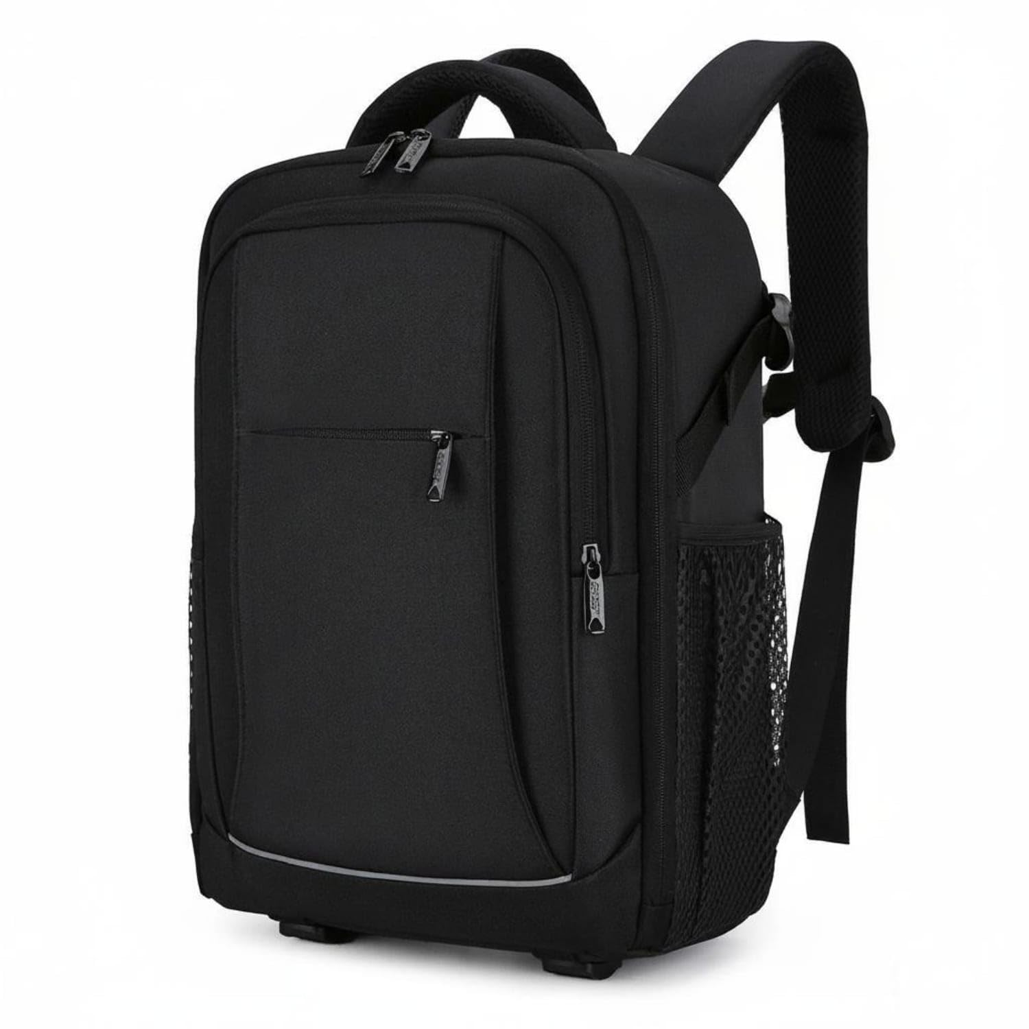 Large Capacity Laptop Camera Backpack Multi-Functional Photography Backpack Tripod Holder DSLR Camera Bag Shockproof for Photographers, Men, Outdoor, Travel, Black, L-image-4