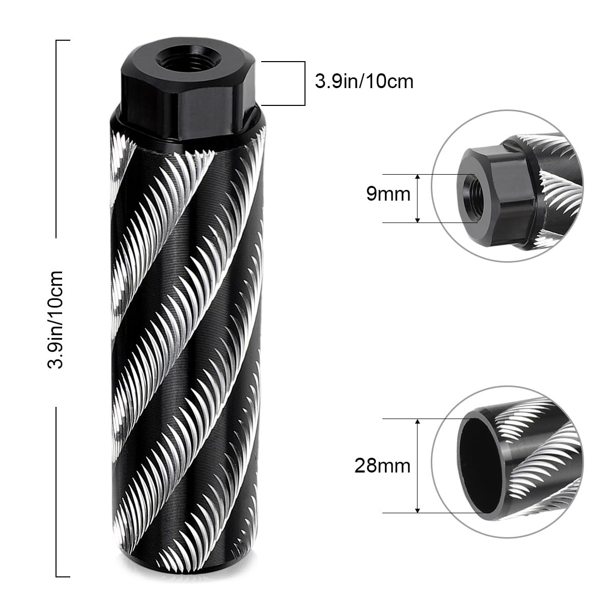 Clavijas Bicicleta BMX 2 Clavijas Para Bicicleta Minghaoyuan - Aleación De  Aluminio, 100mm, Antideslizantes, Para BMX, MTB, Ciudad Estribos Aleación  Aluminio, image size:1200x1200