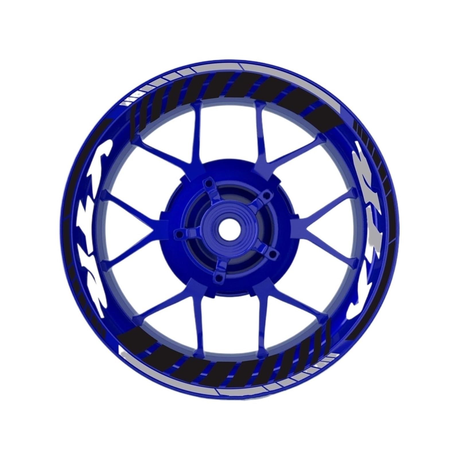 Naklejki na felgi Naklejka Motocyklowa Naklejka Felgę Naklejek Koła Dla VTR 250 400 1000 Naklejki na felgi (Size : 14)