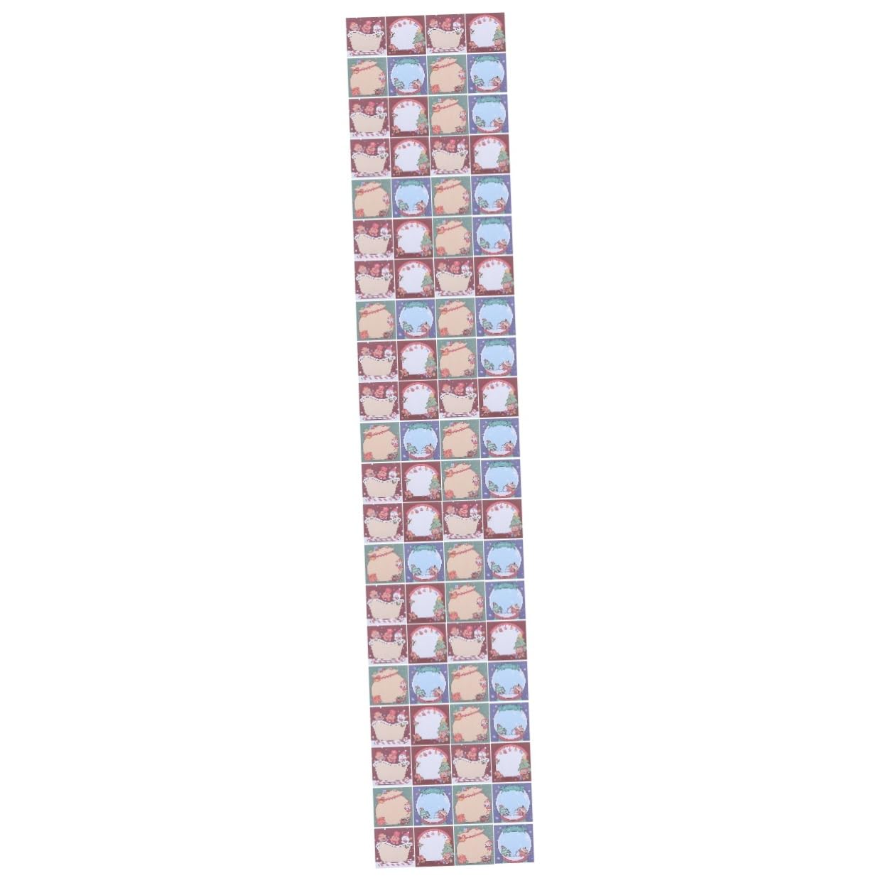 84 Pièces notes autocollantes de Noël stickers bloc-notes de messages etiquettes autocollantes étiquettes autocollantes notes d'autocollant de Noël post-note pour étudiant
