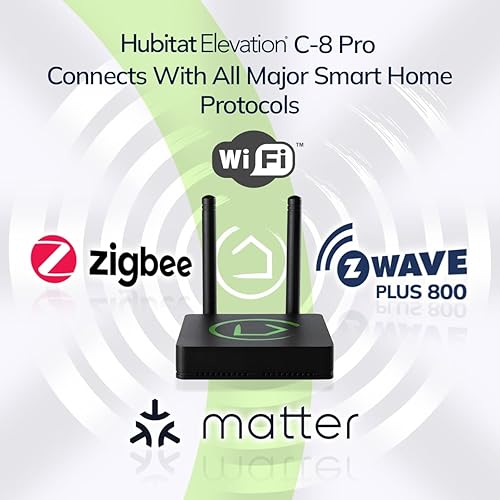 Miniatura 2 de Hubitat Elevation Home Automation Hub (Modelo C-8 Pro) Compatible con Alexa, Apple HomeKit, Google Home, Zigbee, Z-Wave, Matter
